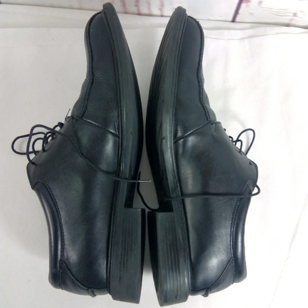 Nunn Bush Black Leather Shoes Men's 8.5M